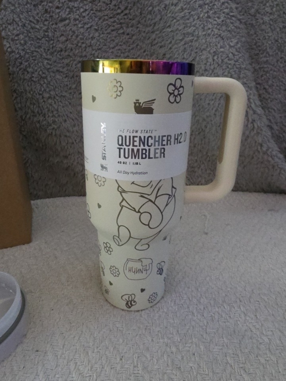 Loveshack Fancy Stanley Quencher H2.0 FlowState Tumbler in the Winnie the Pooh - Picture 12 of 12